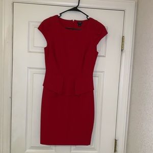 Red J-Crew Dress